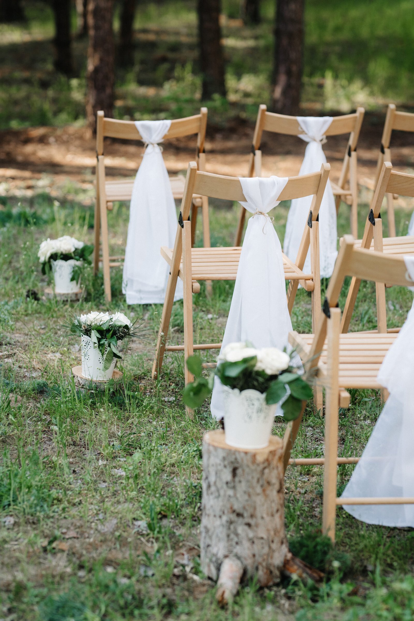 wedding decor with natural elements